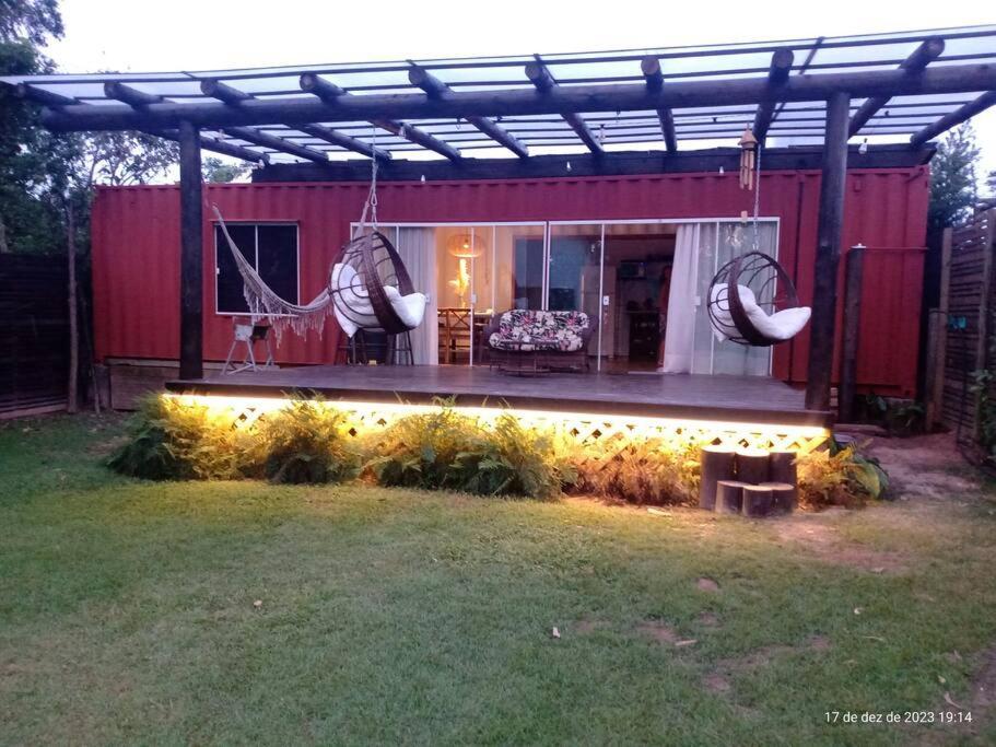 Casa Container Na Praia Do Rosa / Ibiraquera Имбитуба Экстерьер фото